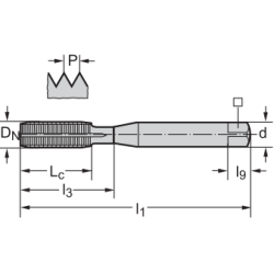 Метчик TC420-M4-C6-WW60BA