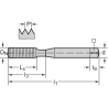 Метчик TC430-M5-C0-WW60EL