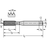 Метчик TC410-UNC8-C6-WY80AD