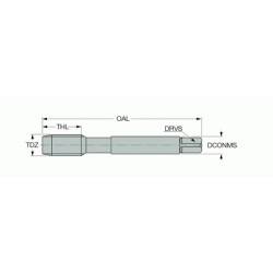 Метчик TPH M-2.5X0.45-W HS