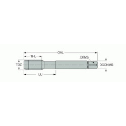 Метчик TPST M-12X1.75-G HENI