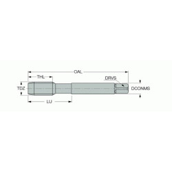 Метчик TPF M-2.5X0.45-F HETI