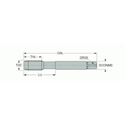 Метчик TPG UNF-6-40-M HEST