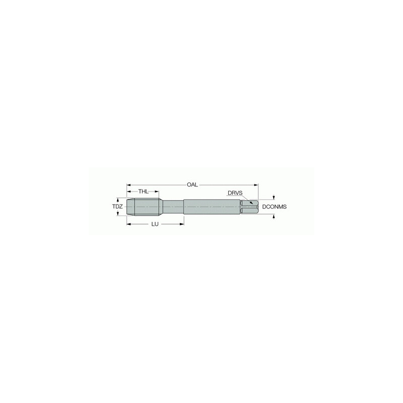 Метчик TPG UNC-4-40-M HEST