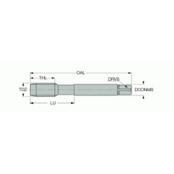 Метчик TPG M-14X2.0-W HE