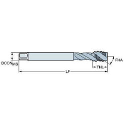 Метчик T300-XM100DB-M4X050 C145