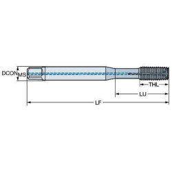 Метчик T400-PM102AE-5/16 F125