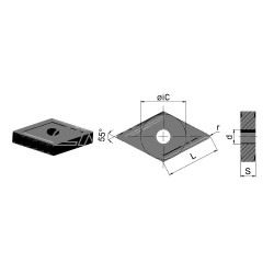 DNMG150604-GF-HR82512 Пластина токарная